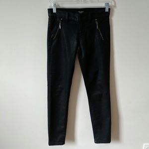 White House Black Market Coated Skinny Ankle Jeans